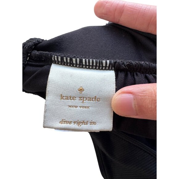 Kate Spade black ribbed strapless bra tube top - Picture 4 of 4